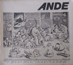 Capa de Revista da Associação Nacional de Educação ano 1, n. 1 - Associação Nacional de Educação