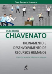Capa de Treinamento e desenvolvimento de recursos humanos - Idalberto Chiavenato