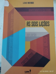 Capa de As seis lições - Ludwig von Mises