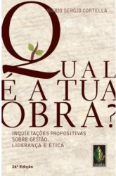 Capa de QUAL É A TUA OBRA? - MARIO SERGIO CORTELA