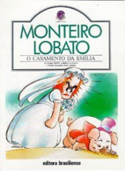 Capa de O casamento da Emília - Monteiro Lobato