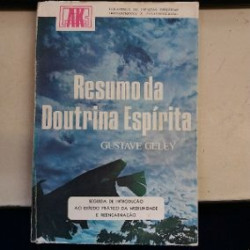 Capa de Resumo da doutrina espírita - Gustave Geley