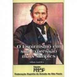 Capa de O espiritismo em sua expressão mais simples - Allan Kardec