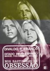 Capa de Nos bastidores da obsessão - Divaldo Pereira Franco; Espírito Manoel Philomeno de Miranda