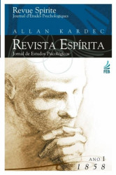Capa de Revista espírita - Allan Kardec