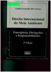 Capa de Direito Internacional do Meio Ambiente - Guido Fernando Silva Soares