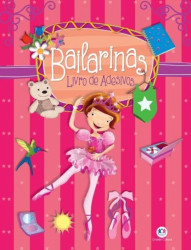 Capa de LIVRO DE ADESIVOS BAILARINA - CLECIA ARAGAO
