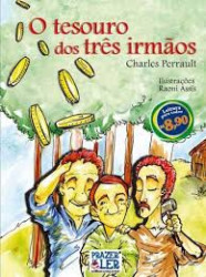 Capa de O tesouro dos três irmãos - Charles Perrault