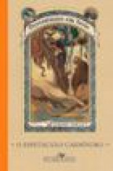 Capa de O espetáculo carnívoro - Lemony Snicket
