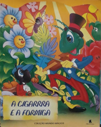 Capa de A cigarra e a formiga - Raquel Teles Adaptação