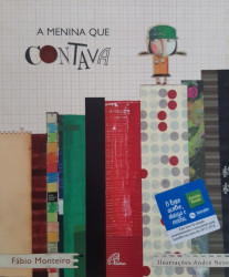 Capa de A Menina que Contava - Fábio Monteiro