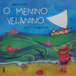Capa de O Menino Velanino - Marcos Buck
