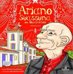 Capa de Ariano Suassuna em quadrinhos - Bruno Galdêncio