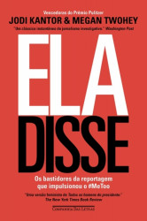Capa de Ela disse - Megan Twohey; Jodi Kantor