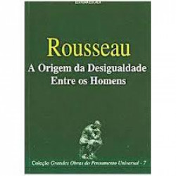 Capa de A origem da desigualdade entre os homens - Jean-Jacques Rousseau