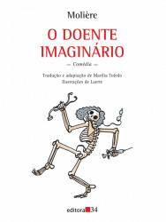 Capa de O doente imaginário - Moliére