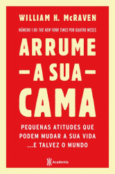 Capa de Arrume a sua cama - William H. McRaven