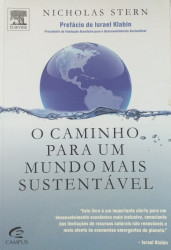 Capa de O caminho para um mundo mais sustentável - Nicholas Stern