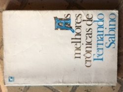 Capa de As melhores crônicas de Fernando Sabino - Fernando Sabino