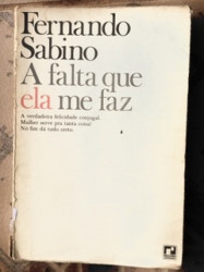 Capa de A falta que ela me faz - Fernando Sabino