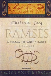 Capa de A dama de Abu-Simbel - Christian Jacq