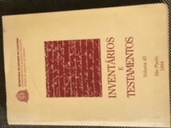 Capa de Inventários e Testamentos - Divisão de Arquivo do Estado S.Paulo : Marco Antonio Costa FerreiraDiretor-Coordenador