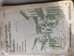 Capa de Curso de introdução ao pensamento político brasileiro - Antonio Paim; Francisco Martins de Souza; Vicente Barreto (org.)