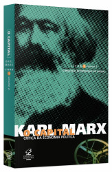 Capa de O capital: crítica da economia política livro 1 volume 2 - Karl Marx