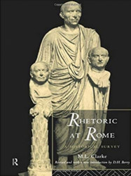 Capa de Rhetoric at Rome - M. I. Clarke