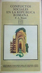 Capa de Conflictos Sociales en la República Romana - P. A. Brunt