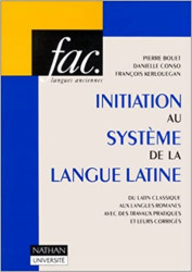 Capa de Initiation au Système de la Langue Latine - Pierre Bouet et alii