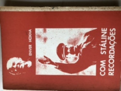 Capa de Com Stáline - Recordações - Enver Hoxha