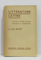 Capa de Littérature Latine - Jean Bayet