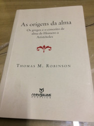 Capa de As origens da alma - Thomas M. Robison