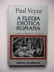 Capa de Elegia Erótica Romana - Paul Veyne