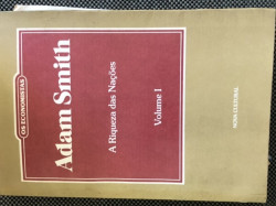 Capa de A riqueza das nações volume I - Adam Smith