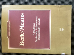 Capa de A moderna sociedade anônima e A propriedade privada - Adolf A. Berle; Gardiner C. Means