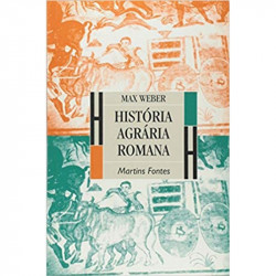 Capa de História agrária romana - Max Weber