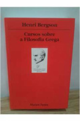 Capa de Curso sobre a Filosofia Grega - Henri Bergson