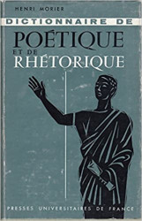 Capa de Dictionnaire de poétique et de rhétorique - Henri Monier