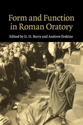 Capa de Form and Function in Roman Oratory - D. H. Berry Editor, Andrew Erskine Editor