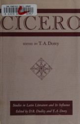 Capa de Cicero - T. A. Dorey (edit.)