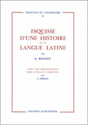 Capa de Esquisse dune histoire de la langue latine - A. Meillet