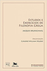 Capa de Estudos e Exercícios de Filosofia Grega - Cláudio William Veloso org.