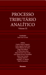 Capa de Processo tributário analítico volume III - Paulo Cesar Conrado