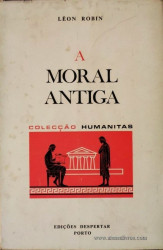 Capa de A Moral Antiga - Léon Robin