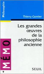 Capa de Les grandes ouvres de la philosophie ancienne - Thierry Gontier