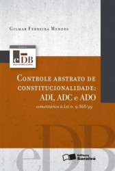 Capa de Controle abstrato de constitucionalidade - Gilmar Ferreira Mendes