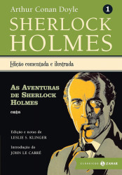 Capa de As aventuras de Sherlock Holmes volume 1 - Arthur Conan Doyle