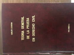 Capa de TEORIA GENERAL DE LA PRUEBA EN DERECHO CIVIL VOLUMEN 3 - Carlos Lessona